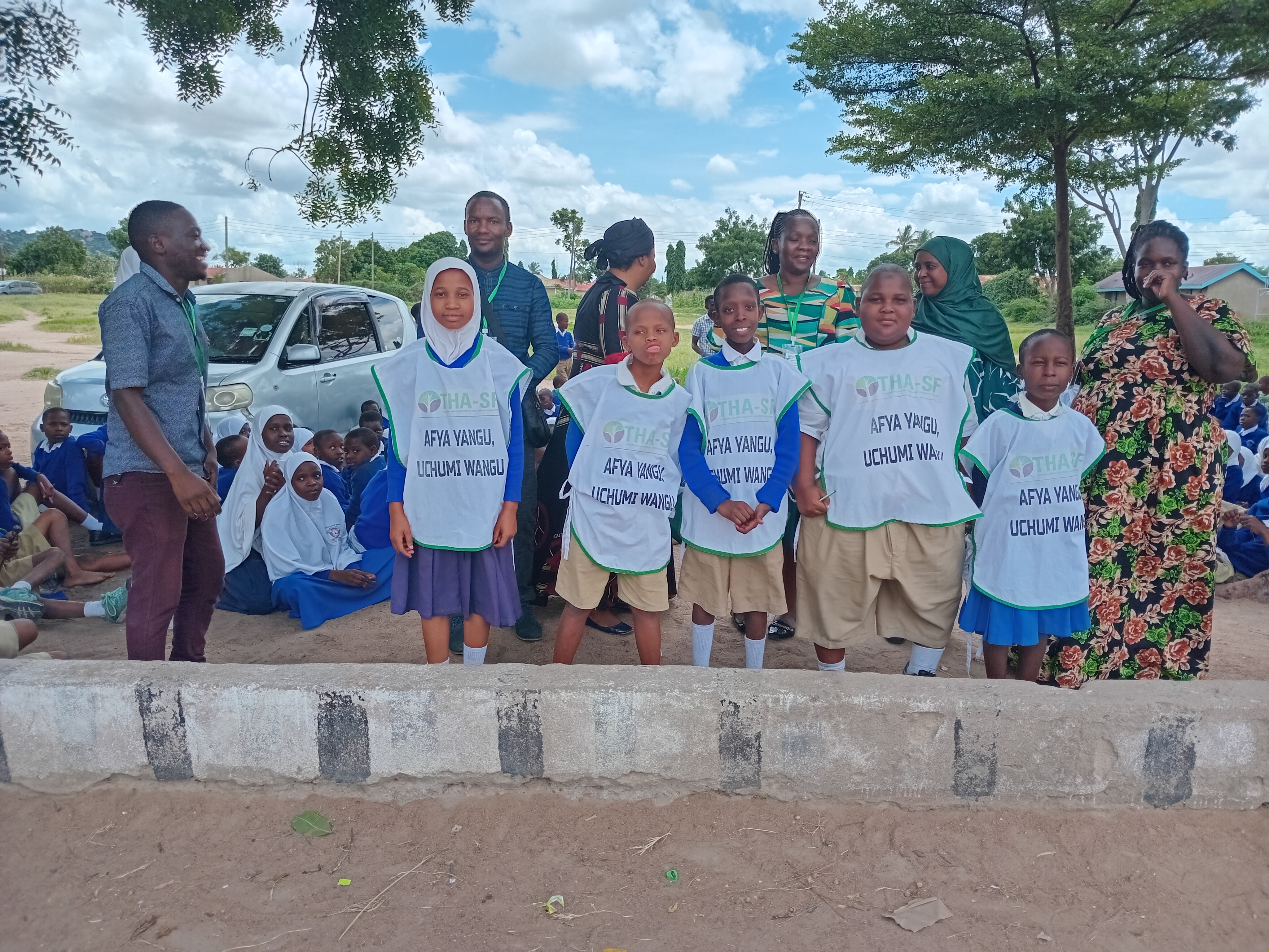 THA SF TEAM AT CHAMWINO B PRIMARY SCHOOL DODOMA JIJI