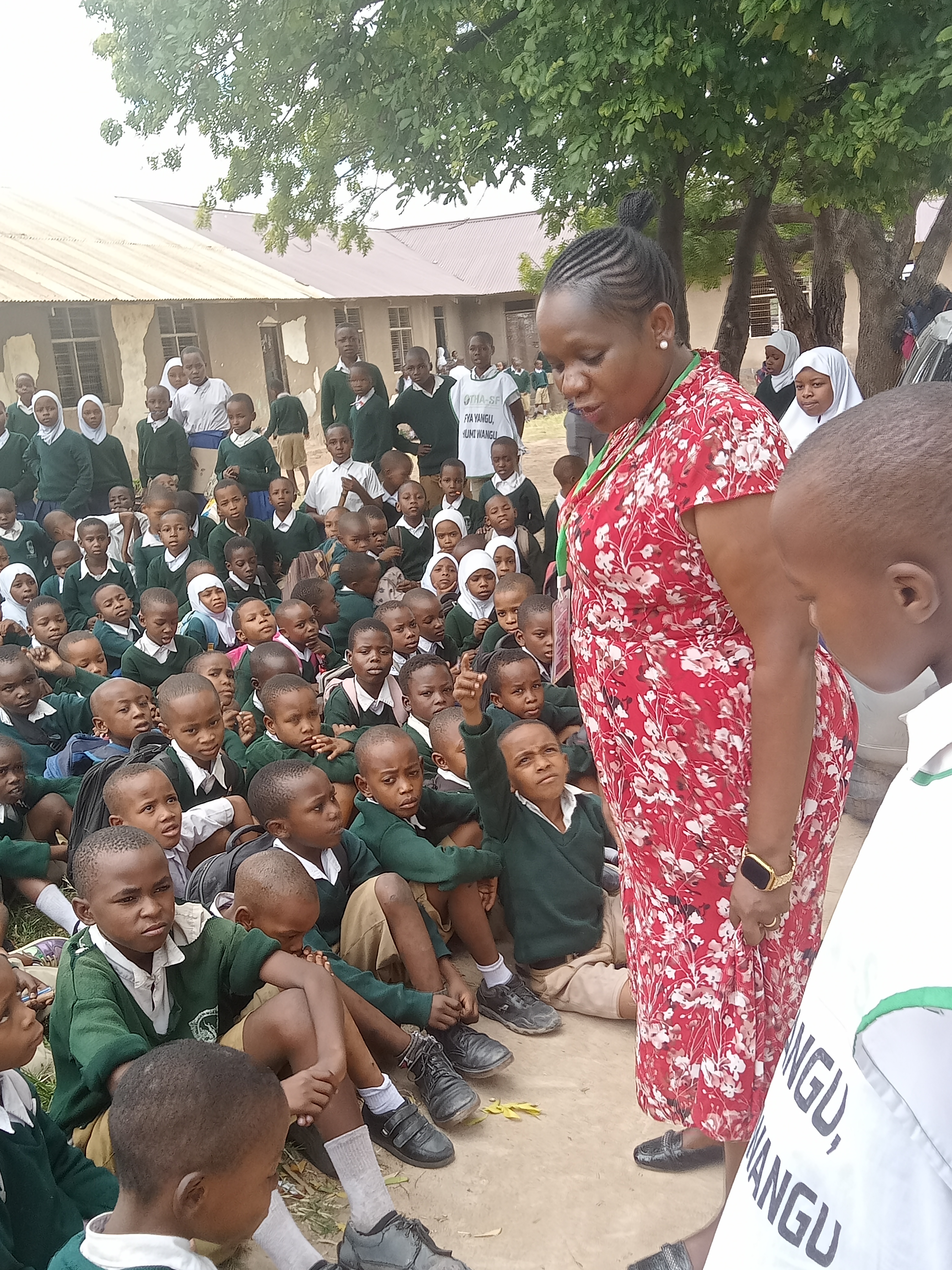THA SF Team teach  PUPILS on the Negative effects of Drug abuse and Alcohol