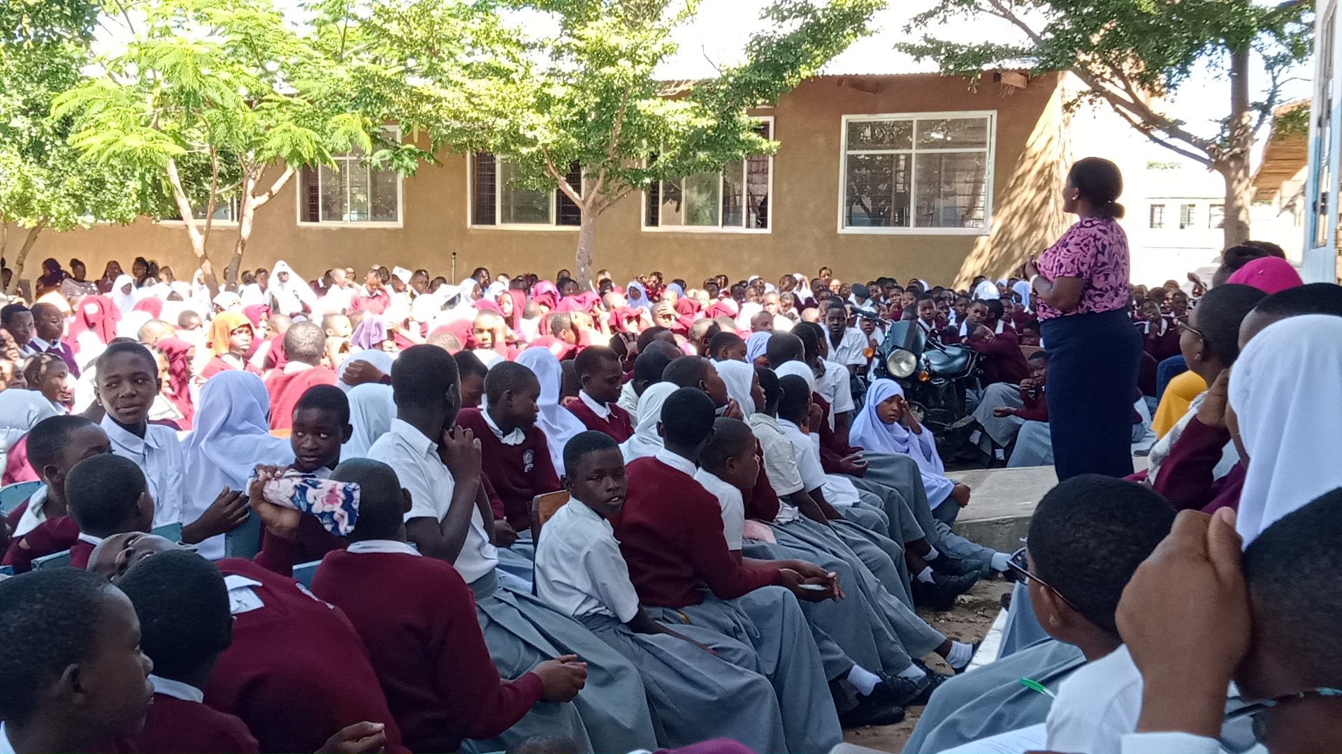 THA SF Team teach  STUDENTS on the Negative effects of Drug abuse and Alcohol