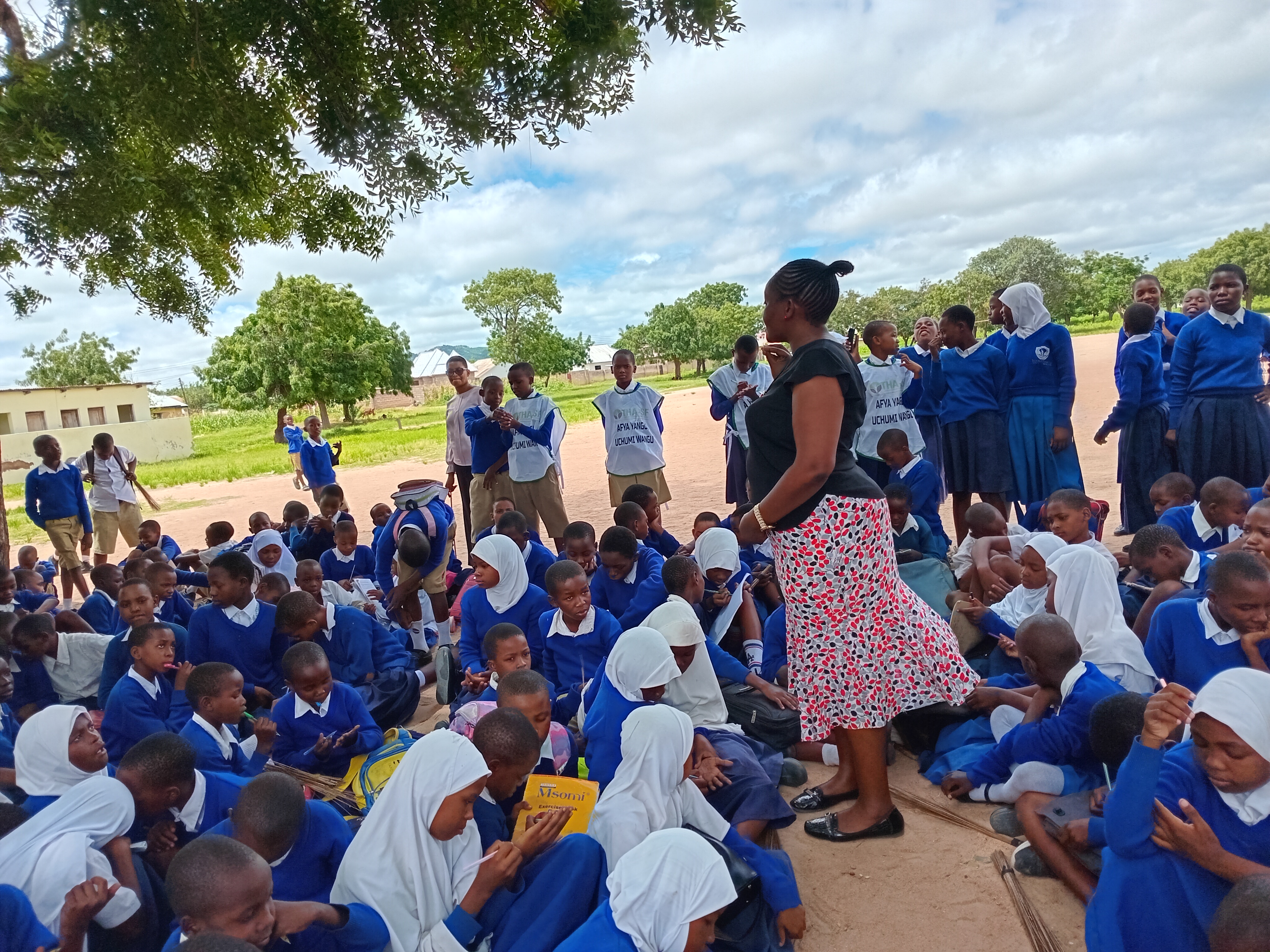 THA SF Team teach  PUPILS on the Negative effects of Drug abuse and Alcohol