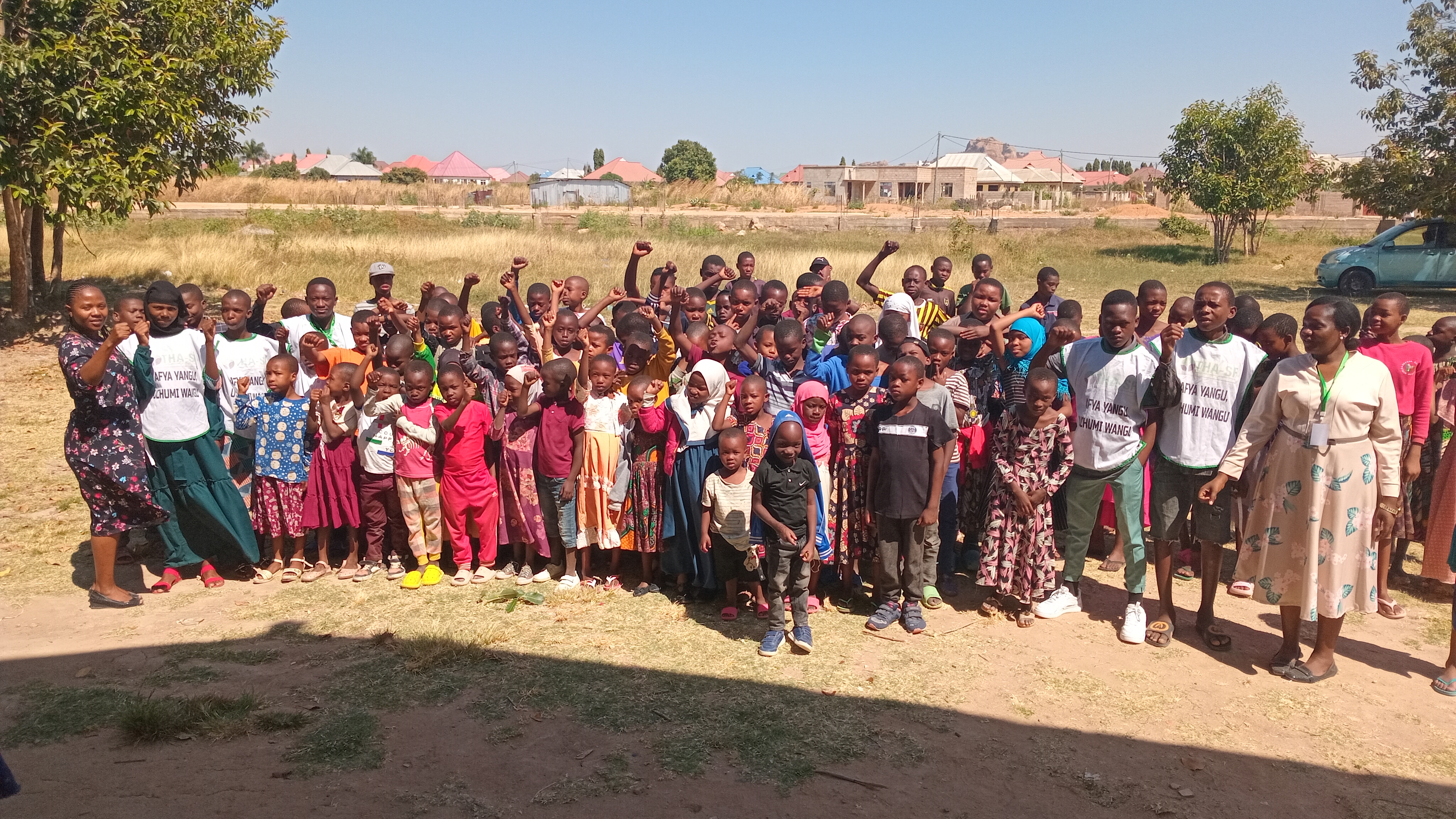 We had great time with FPCT Maisha Bora Project children ,We taught them about negative impact of alcohol and Drugs abuse.