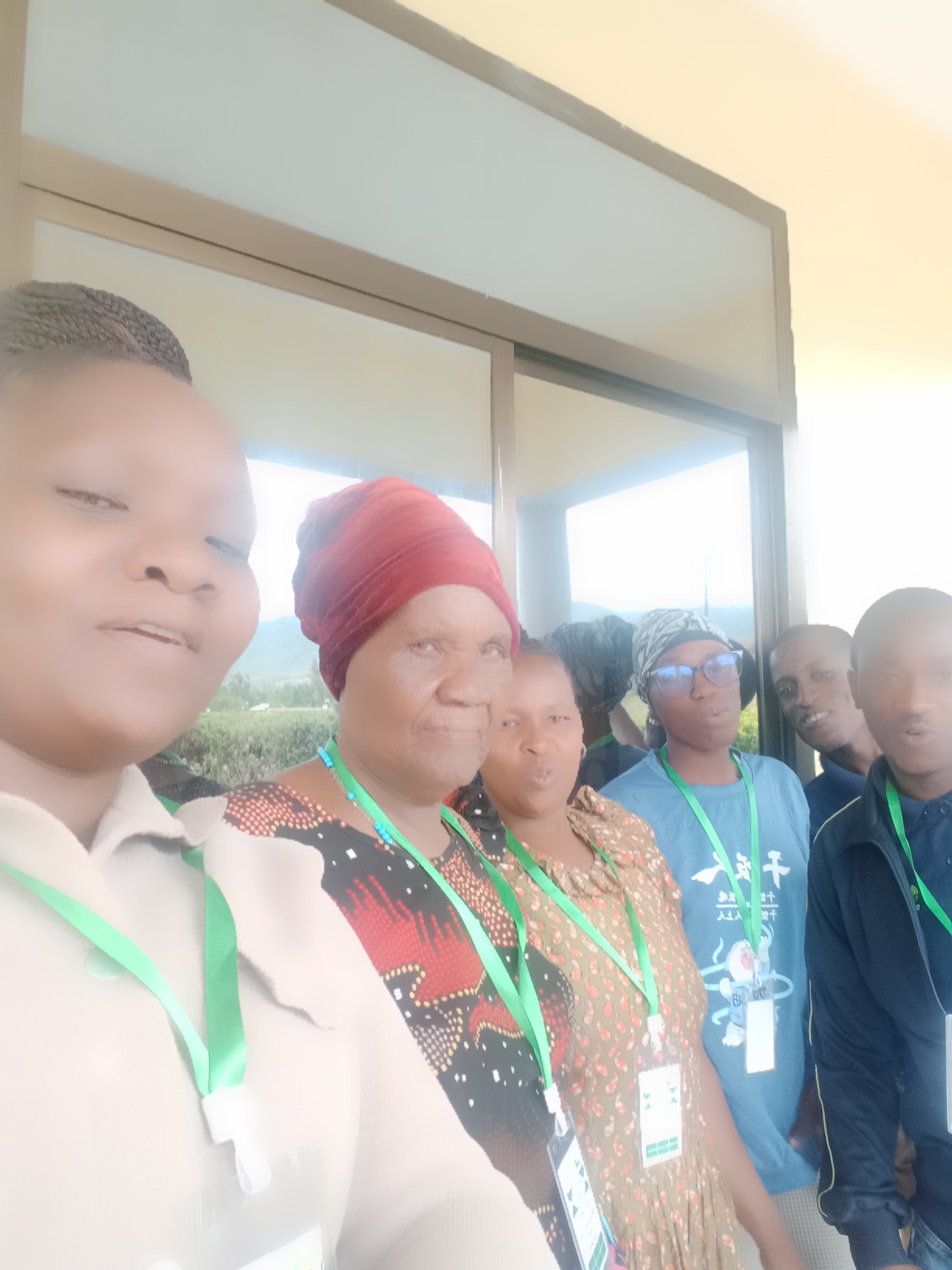 THA SF TEAM with family members Our Beloved Mom Theresia Gurtu  whom provided as with food and shelter .