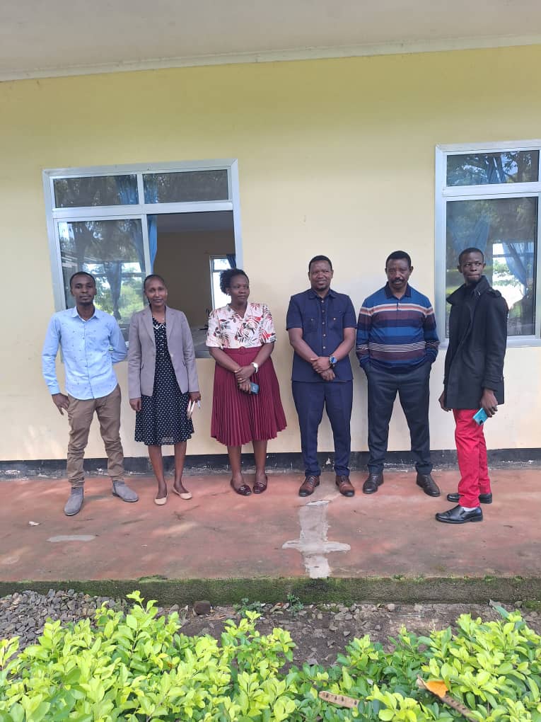 THA SF leaders with teachers at Nangara Secondary  Babati Manyara.